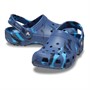 Crocs Junior Classic Marbled Clogs Navy/Multi