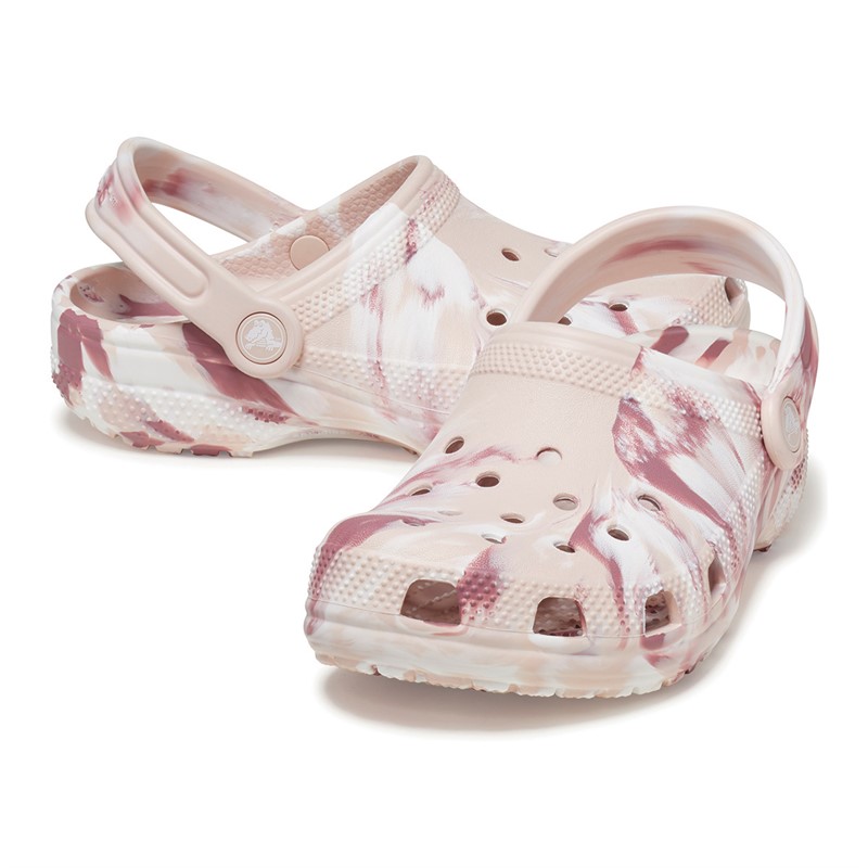 Crocs Junior Classic Marbled Clogs Quartz/Multi