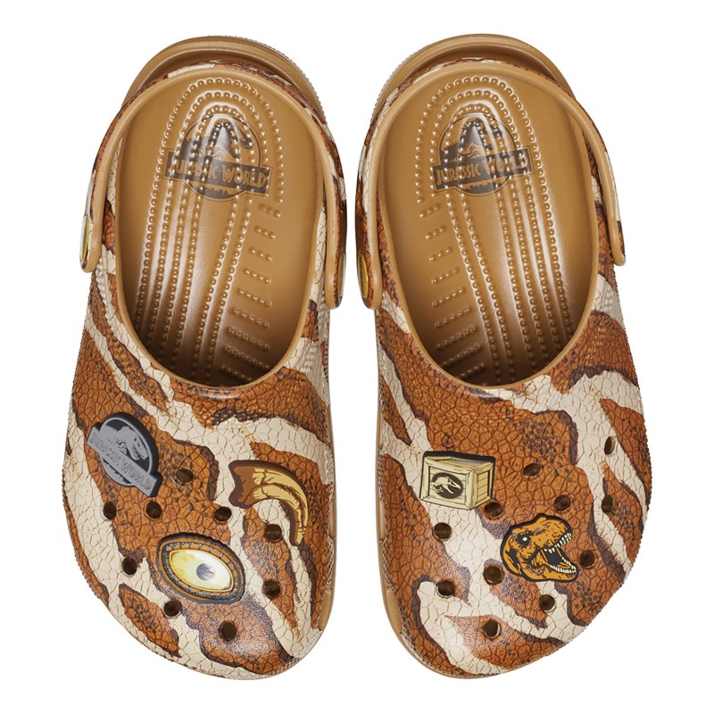 Crocs Junior Jurassic World Classic Clogs Sand