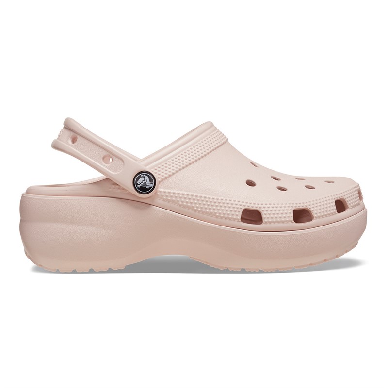 Crocs Womens Classic Platform Clogs Quartz