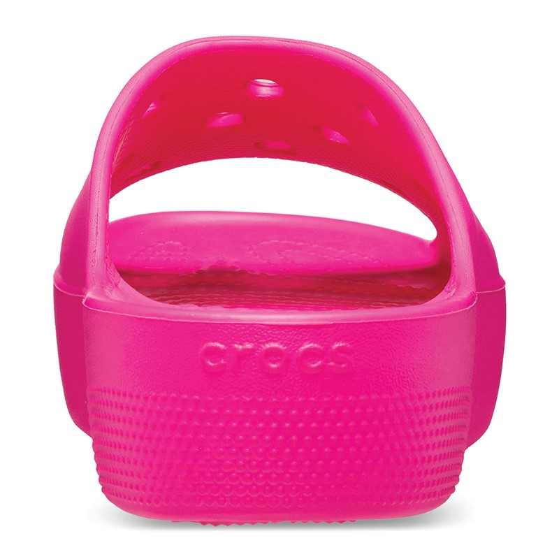 Crocs Womens Classic Platform Slides Pink Crush