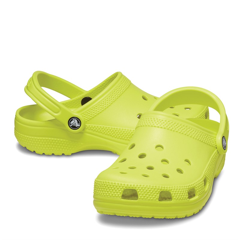 Crocs Womens Classic Clogs Acid Green