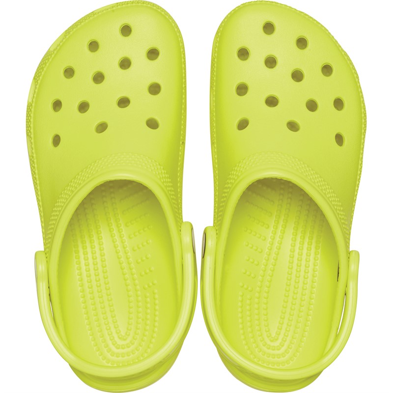 Crocs Womens Classic Clogs Acid Green