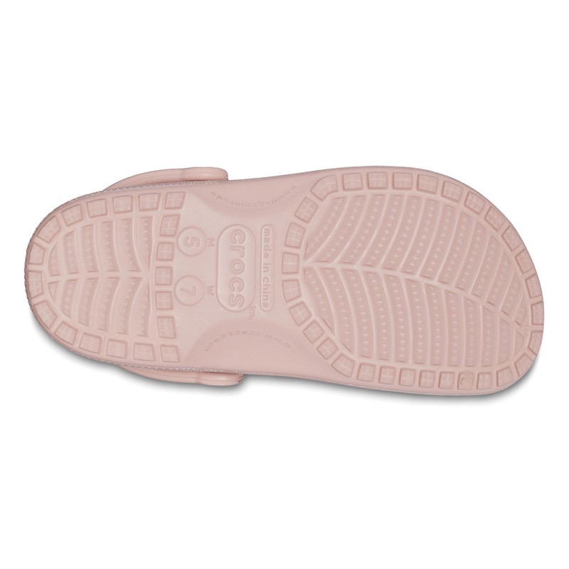 Crocs Womens Classic Shimmer Clogs Pink Clay