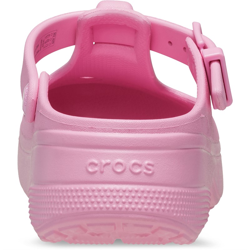 Crocs Womens Classic Mary Jane Clogs Pink Tweed