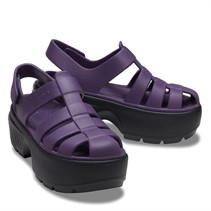 Crocs Womens Stomp Fisherman Sandals Dark Iris Purple