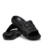 Crocs Womens Classic Geometric V2 Sliders Black
