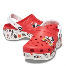 Crocs Mickey Platform Clogs Flame