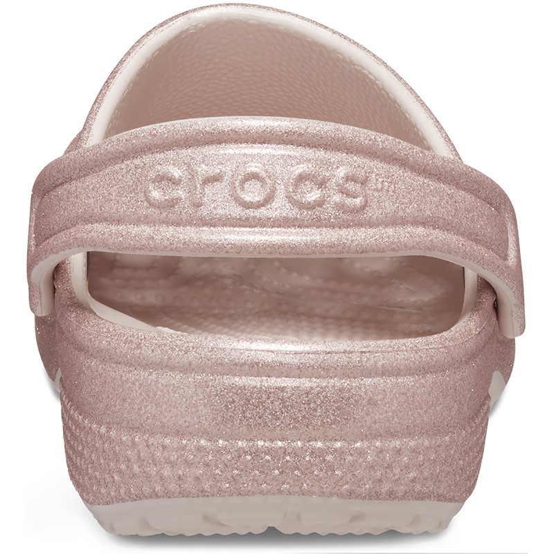 Crocs Infant Classic Glitter Clogs Quartz Glitter