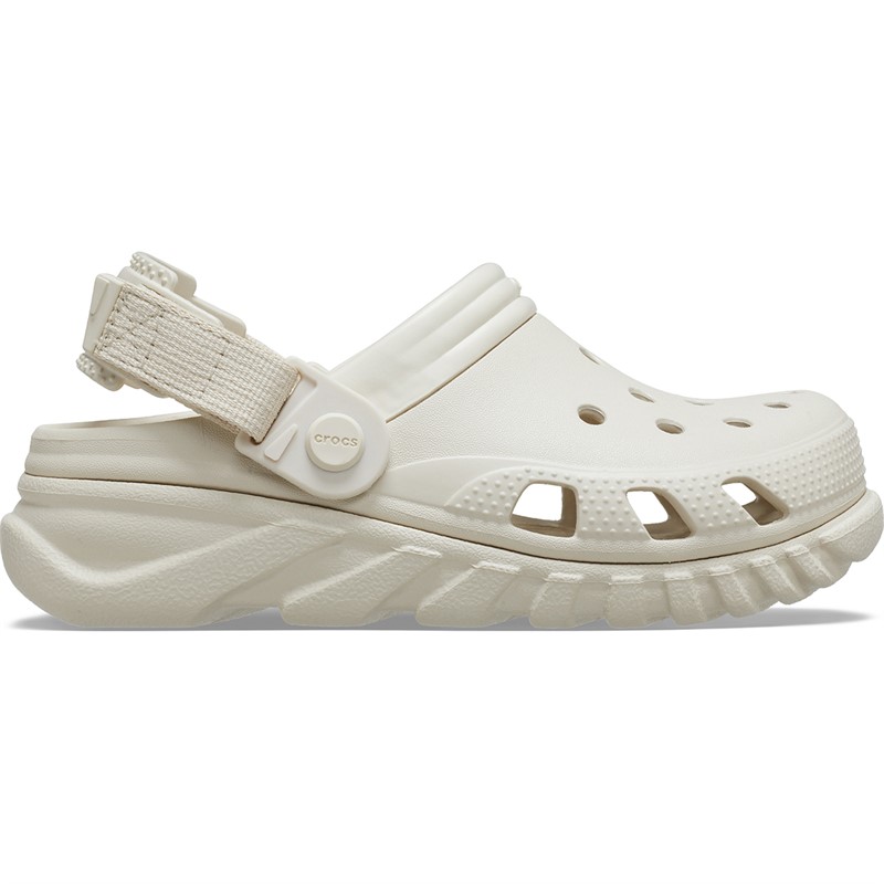 Crocs Junior Duet Max II Clogs Stucco White