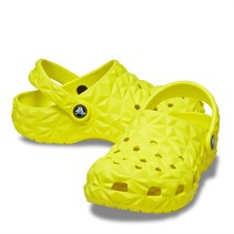 Crocs Junior Classic Geometric Clogs Acidity