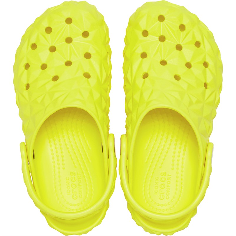 Crocs Junior Classic Geometric Clogs Acidity