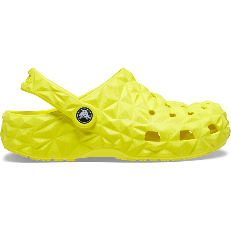 Crocs Junior Classic Geometric Clogs Acidity