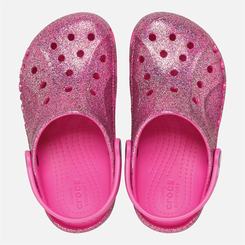 Crocs Baya chodaki dla dziewczynki kolor glam błyszczący