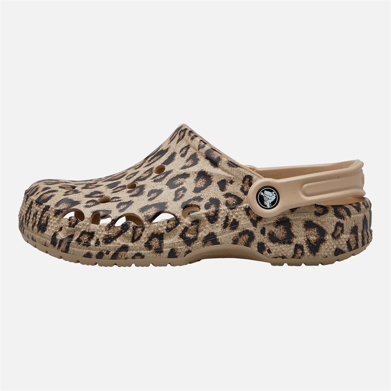 Crocs Baya Seasonal Printed Clog dla niej kolor Gold/Leopard