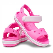 Crocs Mädchen Bayaband T Sandale Electric Pink