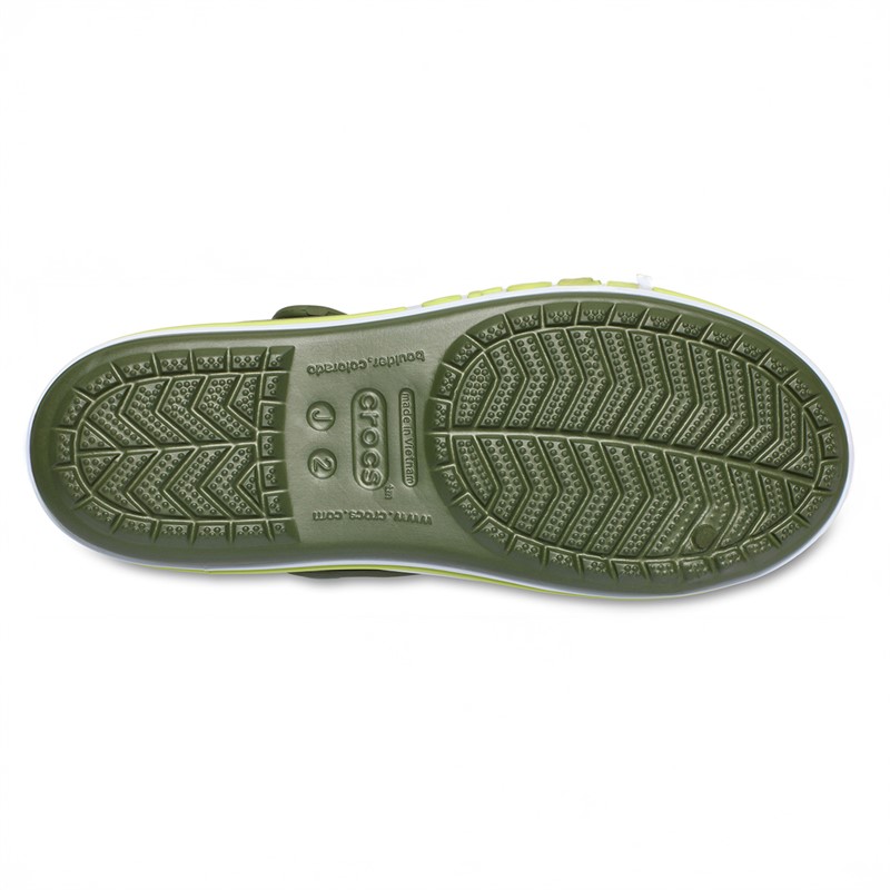 Crocs Sandales Bayaband K Enfant Army Green