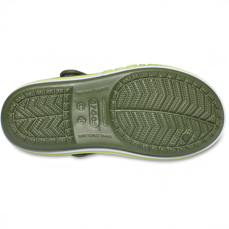 Crocs Sandales Bayaband T Enfant Army Green