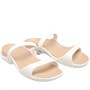 Crocs Dames Cleo Sandalen Ecru