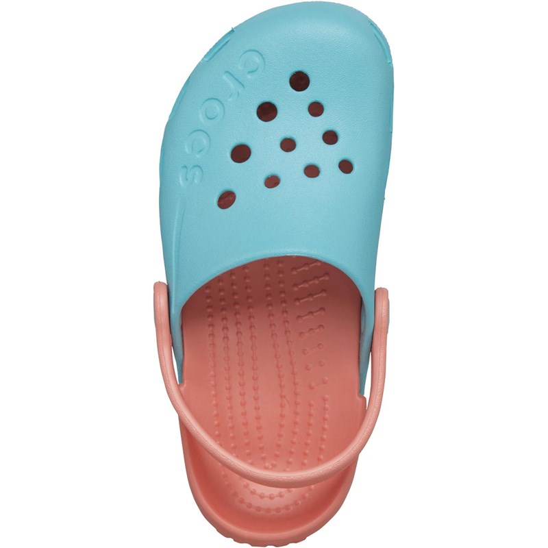 icy blue crocs