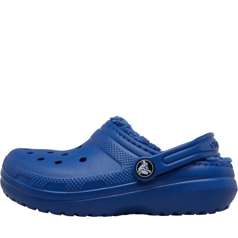 boys lined crocs