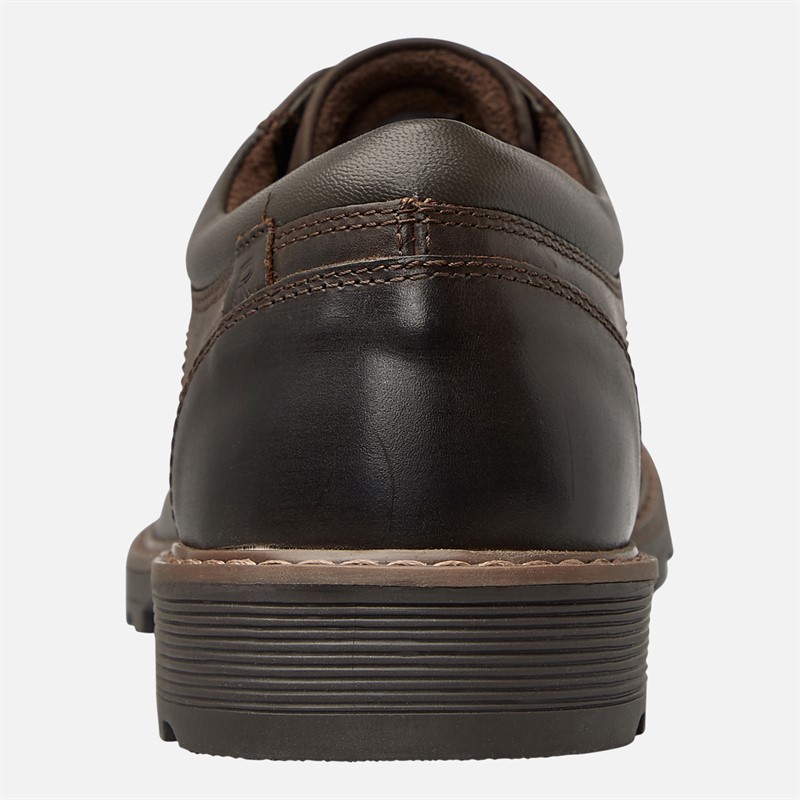 Rockport Mens Marshall Plain Toe Shoes Brown