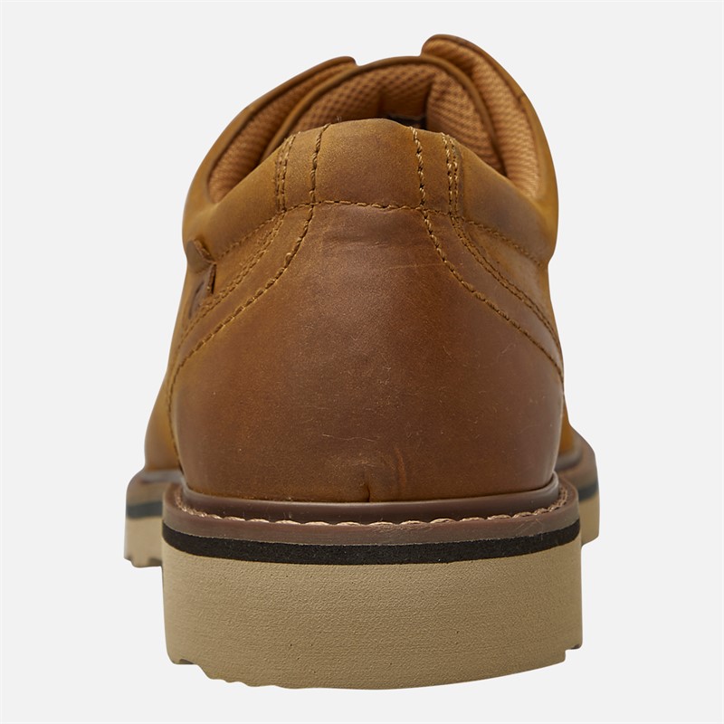 Rockport Mens Charlee Toe Cap Shoes Tan
