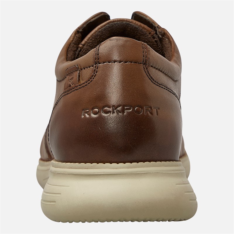 Rockport Mens Total Motion Brogue Shoes Tan