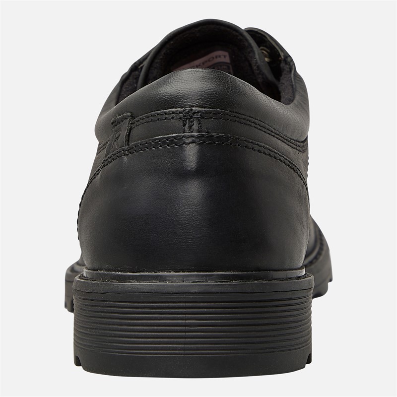 Rockport Mens Marshall Plain Toe Shoes Black