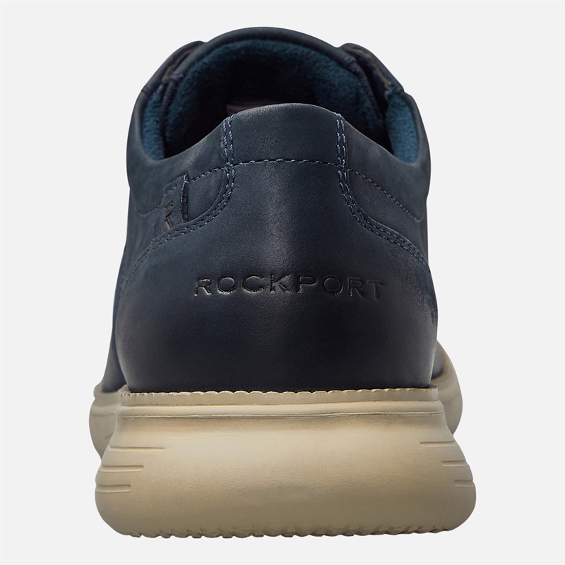 Rockport Mens Total Motion Plain Toe Derby Shoes Navy