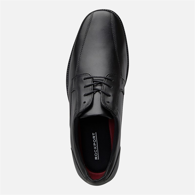Rockport Mens Corbin Tram Line Shoes Black