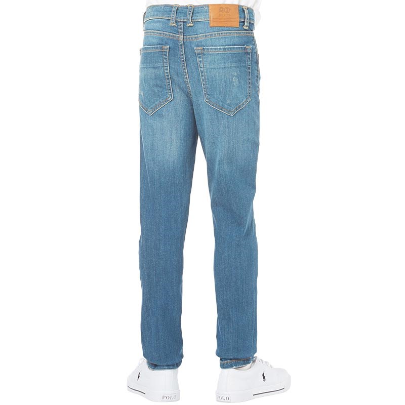 Buy Ripstop Junior Boys Rowtons Skinny Fit Jeans Green Wash