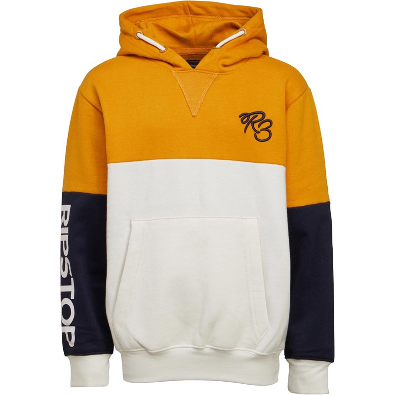 Buy Ripstop Boys Klaterdon Hoodie Yellow/Navy