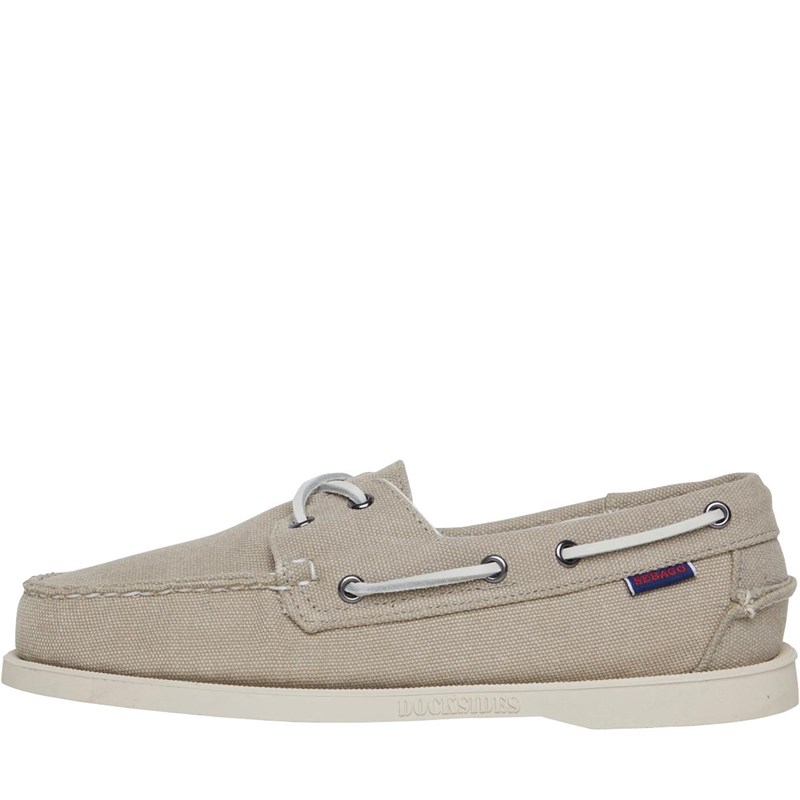 Køb Sebago Herrer Docksides Portland Sejlersko Lys Beige