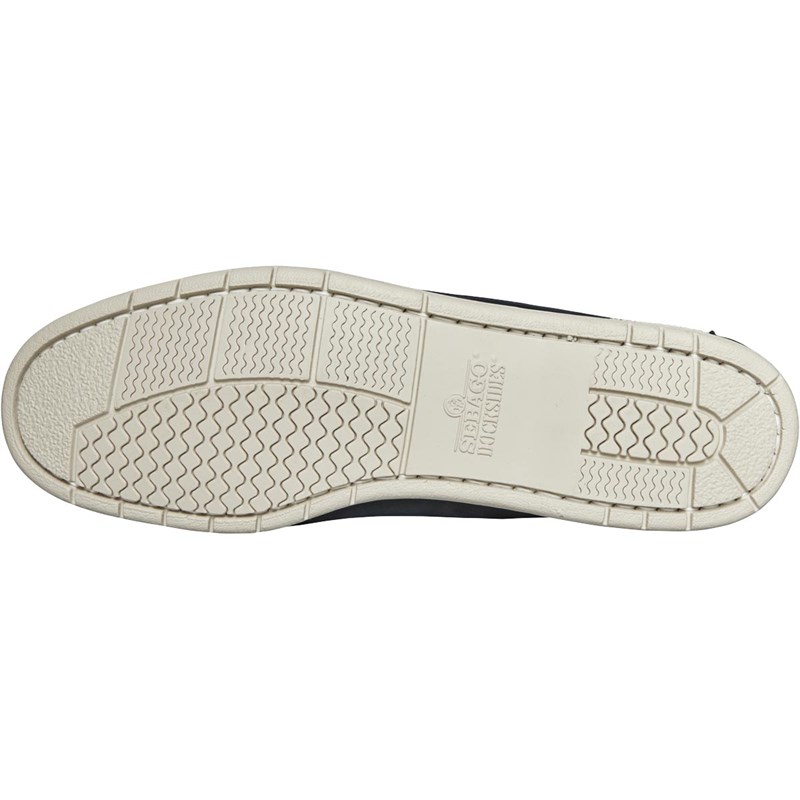 Sebago Męskie Schooner Buty Żeglarskie Ciemny Niebieski