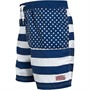 Sebago Shorts de Bain Docksides Flag Homme Bleu Marine