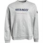 Sebago Heren Port Sweaters Gemeleerd Lichtgrijs