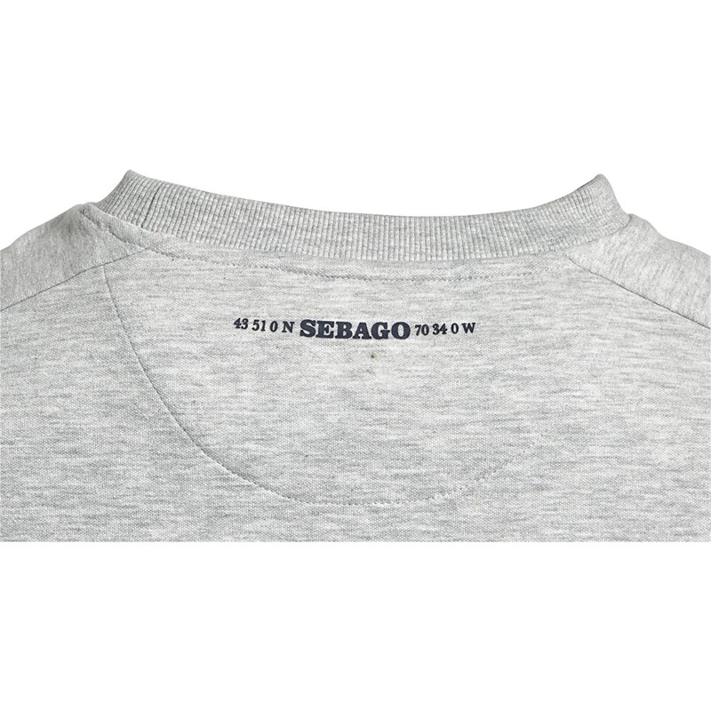 Sebago Herre Port Sweatshirts Lys Grå Mergel