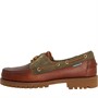 Sebago Mens Trickey Lug Deck Shoes Cudio/Green Military
