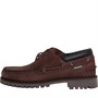 Sebago Mens Acadia Nubuck Deck Shoes Dark Brown/Black