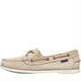 Sebago Womens Jacqueline Suede Deck Shoes Brown Taupe