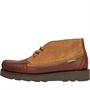 Sebago Mens Tatanka Eva Waxy Suede Chukka Boots Brown/Brown Cognac