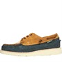 Sebago Mens Cayuga Deck Shoes Tan/Papyrus/Navy