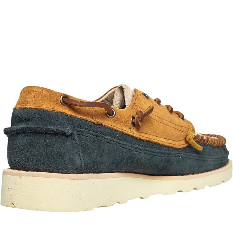 Buy Sebago Mens Cayuga Deck Shoes Tan/Papyrus/Navy