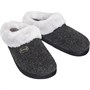 Scholl Dames Tiger Fur Mule Pantoffels Grijs