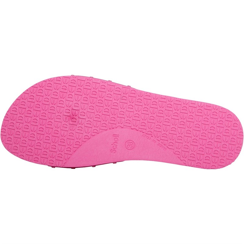 Scholl Womens Pop Sliders Fucshia
