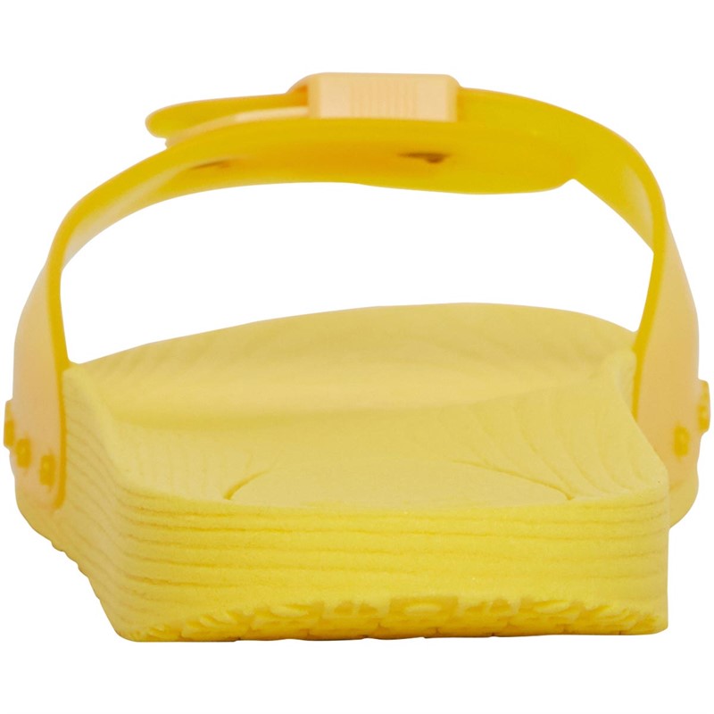 Scholl Womens Pop Sliders Yellow