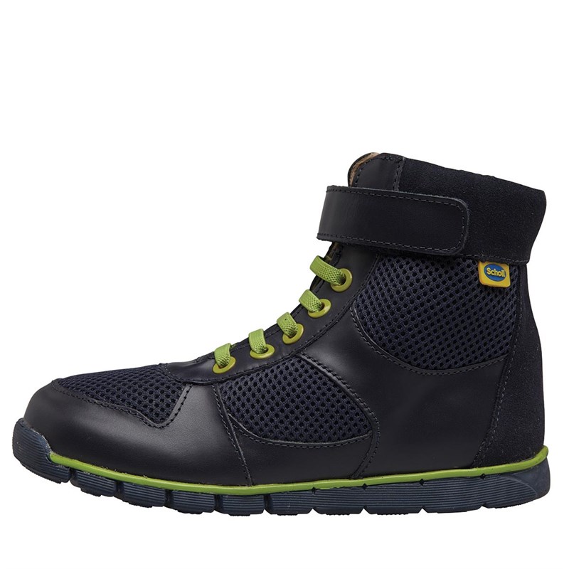 scholl leather boots