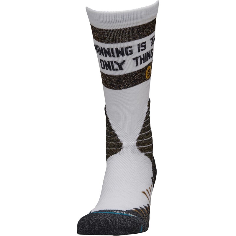Buy STANCE Mens Dynasty Cushioned Basketball Crew Socks Black/White