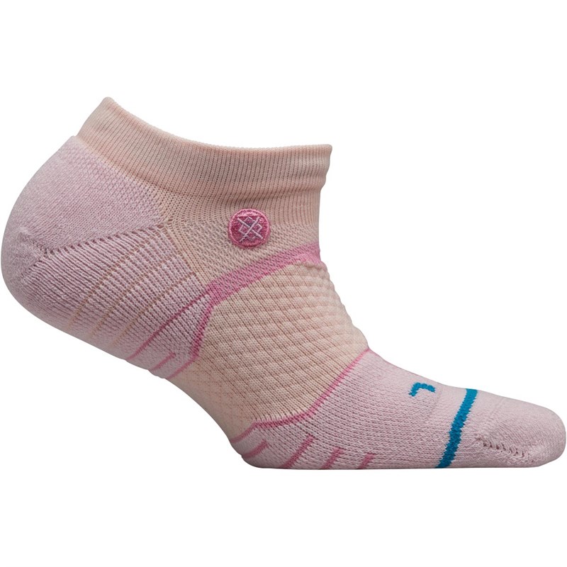 Buy STANCE Mens Northern Pines Cushioned Golf Low Socks Pink/Pink